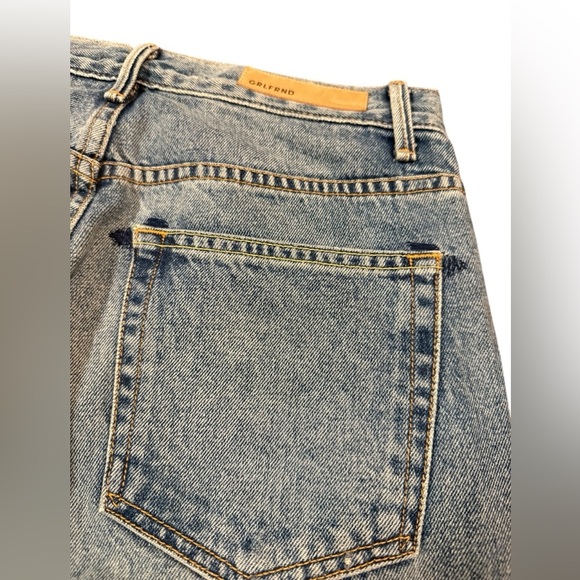 GRLFRD Linda Cropped Straight Leg Jean in Schools Out Size 27 - Picture 8 of 11